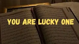 You are Lucky to Watch this ✨