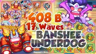 2000 Crit Less? BANSHEE has no Fear! 17 Waves 408 Billion - RUSH ROYALE