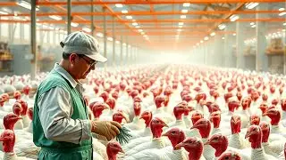 Inside China's Ultra Modern Turkey Farm | Turkey Meat Processing In Factory