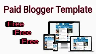 Adamz (Ads Ready) Blogger Template ll 2020 ll Paid Template For Free ll #Blogger ll Online Business