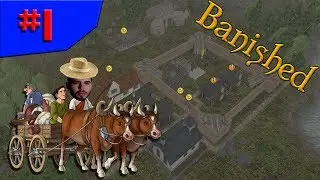 Banished Colonial Charter - SOBREVIVENDO EM UM FORTE COLONIAL!!! #1 (Gameplay / PC / PTBR) HD
