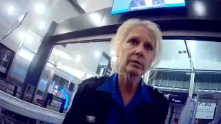 Суверенный гражданин пытается пройти через контрольно-пропускной пункт TSA без досмотра
