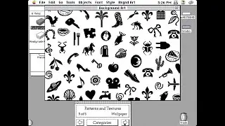 Apple Macintosh - HyperCard 2.1 - Background Art (1991) Apple Computer