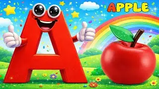 Fast ABC Phonics Song | A for Apple | 26 Minutes Non-Stop Alphabet Learning for Kids