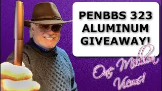 FOUNTAIN PEN GIVEAWAY Penbbs 323 Mocha Aluminum Review 2022