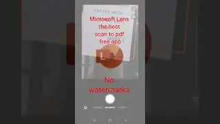 The best scan to PDF app from Microsoft.