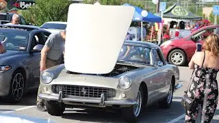 Sea Coast Cars And Coffee New Hampshire June 6th 2021 cars leaving and crazy launches!!!!