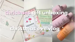 christmas gift haul + christmas eve vlog 2025🎄☃️❄️ |  productive day in the life ⋆.𐙚 ̊