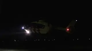 P1/A1 hulpdiensten met spoed naar  MMT-inzet Nicolaas Beetstraat Sliedrecht + Opstijgen Lifeliner 2