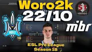CSGO POV Monte Woro2k (22/10) vs MIBR (Vertigo) @ ESL Pro League Season 18