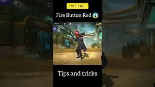 free fire me fire button red kaise kare 😱 how to make fire button red in free fire #freefire#shorts