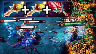 x2 Divine Rapiers + Bloodthorn Clinkz 40Kills Suppressive Fire 7.36b Dota 2