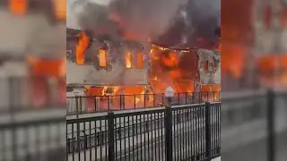 Man jumps out of burning building in Fresno's Chinatown