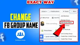How to Change Facebook Group Name 2026 (PC or Laptop)