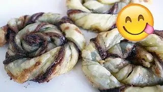Receita doce f&aacute;cil e gostoso | Enroladinhos de Nutella