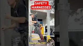 How to Stay Safe When Working at Heights | Safety Harness Training #safetyfirst