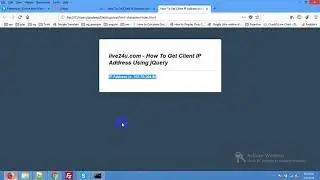 How To Get Client IP Address Using jQuery | ip address jquery