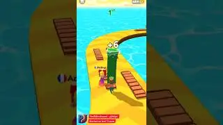 shortcut run level 13 game vs bridge race run io , which one is better ? #shortcutrun #bridgerace