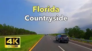 Florida Countryside Scenic Drive | 4K