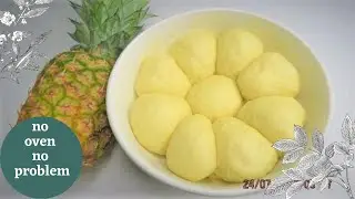 Soft and fluffy Steamed Pineapple Bread| No-Bake Bread | Baking | Cooking | VECX Food TV