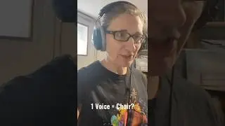 1 voice = CHOIR? 🗣️