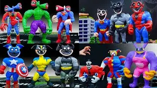 Spider-man Catnap Vs Dogday series Unbox, Sirenhead hero toy figures, Pomni Jax action dolls