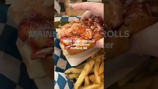AMAZING Lobster Rolls in Portland, Maine #maine #lobsterrolls #foodreview