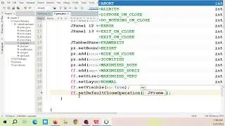 Java Swing:  JTabbedPane