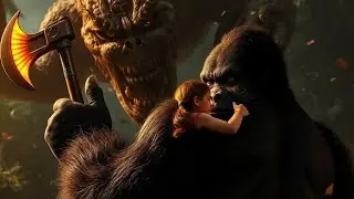 King Kong vs Shimo &ndash; Epic Jungle Battle (Battle Axe Finish in 4K)