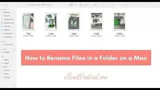 How to Batch Rename Files in a Folder on a Mac All at Once