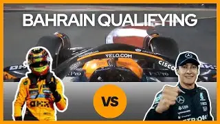 Piastri vs Russell Bahrain Qualifying 2025 |  Onboard lap comparison