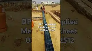 DPC Membrane Sheet. Hot Application