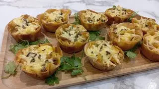 📍بلا ماتدلكي و لا تعجني آخر ماكاين فشهيوات رمضان! ميني كيش بخبز الطاكوس بطريقة  مبسطة و مذاق هائل👌 