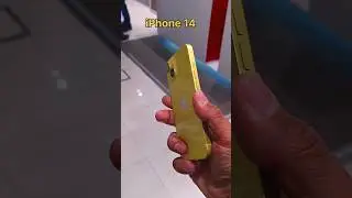 👑Apple 🍏 iPhone 14 Yellow  💛 Woaoo colour#apple #unboxing #camera #youtubeshort #smartphone #oppo
