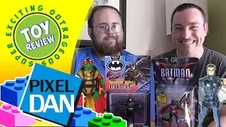 SEO Toy Review & Pixel Dan talk about Spring Loaded Wings Action Feature  - Silverhawks & Batman