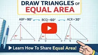 Triangles class 7 | construction of triangles of same area