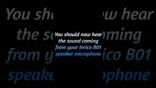 Getting the sound working on dvswitch mobile when using the Inrico B01 Bluetooth speaker microphone