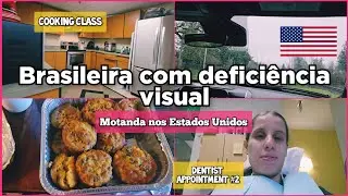 Aula de culin&aacute;ria na comiss&atilde;o de cegos do Oregon | Compra na Shein e mais | vida de uma PCD nos EUA