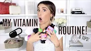 MY VITAMIN COLLECTION & ROUTINE! Beauty & Weight Loss | Lauren Elizabeth