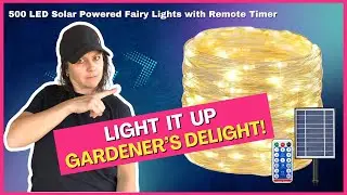 Enchant Your Garden or Walkway with 500 LED Solar Fairy Lights!