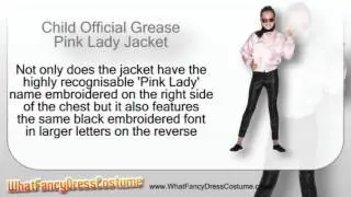 Child Official Grease Pink Lady Jacket