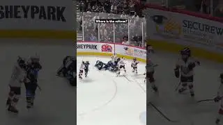 Kids Fighting During NHL Halftime. #nhlhockey #hockeyfight #nhlshorts