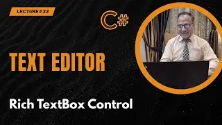 Rich TextBox Control Guide for C# (Lecture 33) [Urdu/Hindi]