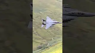 USAF F-15E Eagle Drivers Rushin the Loop      #topgun #usaf #f15eagle #machloop #liberty #wales #uk