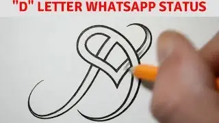 D Letter Whatsapp Status Video || D Alphabet And Word Status Video