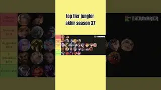 update tier list hero jungler #tierlist #tiermaker