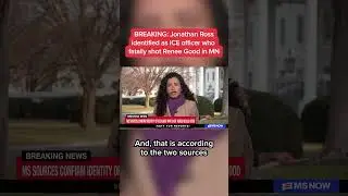BREAKING: Jonathan Ross identified as ICE officer who fatally shot Renee Good in MN
