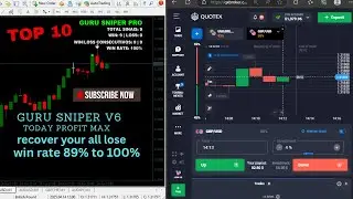 GURU SNIPER PRO TRADING AT REAL ACCOUNT TODAY PROFIT #trading #freesignal#binaryoptionmoney #trading