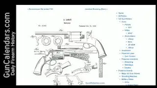 LeMet Grapeshot revolver patented - Firearm History Oct 21
