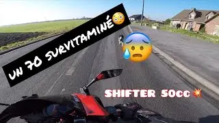 j'ai remonté la gpr + shifter, une 50cc hors norme 😳💥 #moto  #50cc  #shifters  #70mkprorace3